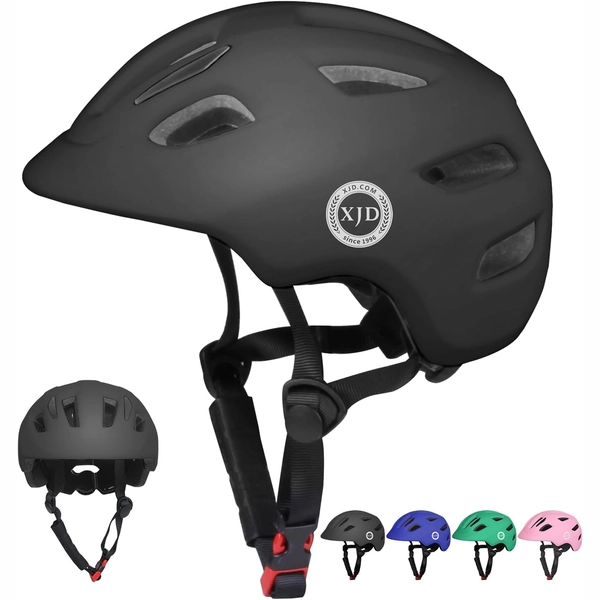 Black XJD Toddler Bike Helmet, Adjustable – Kids' Protective Helmet