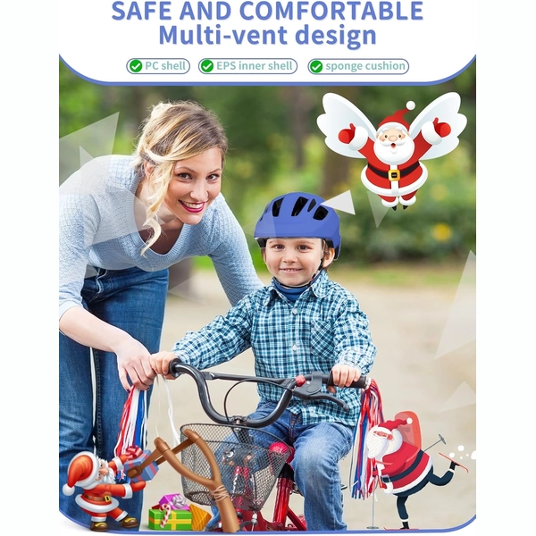 Blue XJD Kids' Bike Helmet, Adjustable Fit – Sizes XS & S