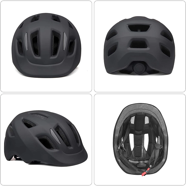Kids Multi-Sport Bike Helmet by XJD – Black