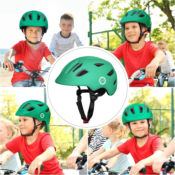 Green XJD Kids Bike Helmet for Boys & Girls