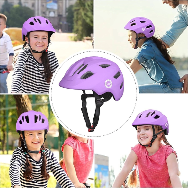 Girls' Bike Helmet from XJD – Purple