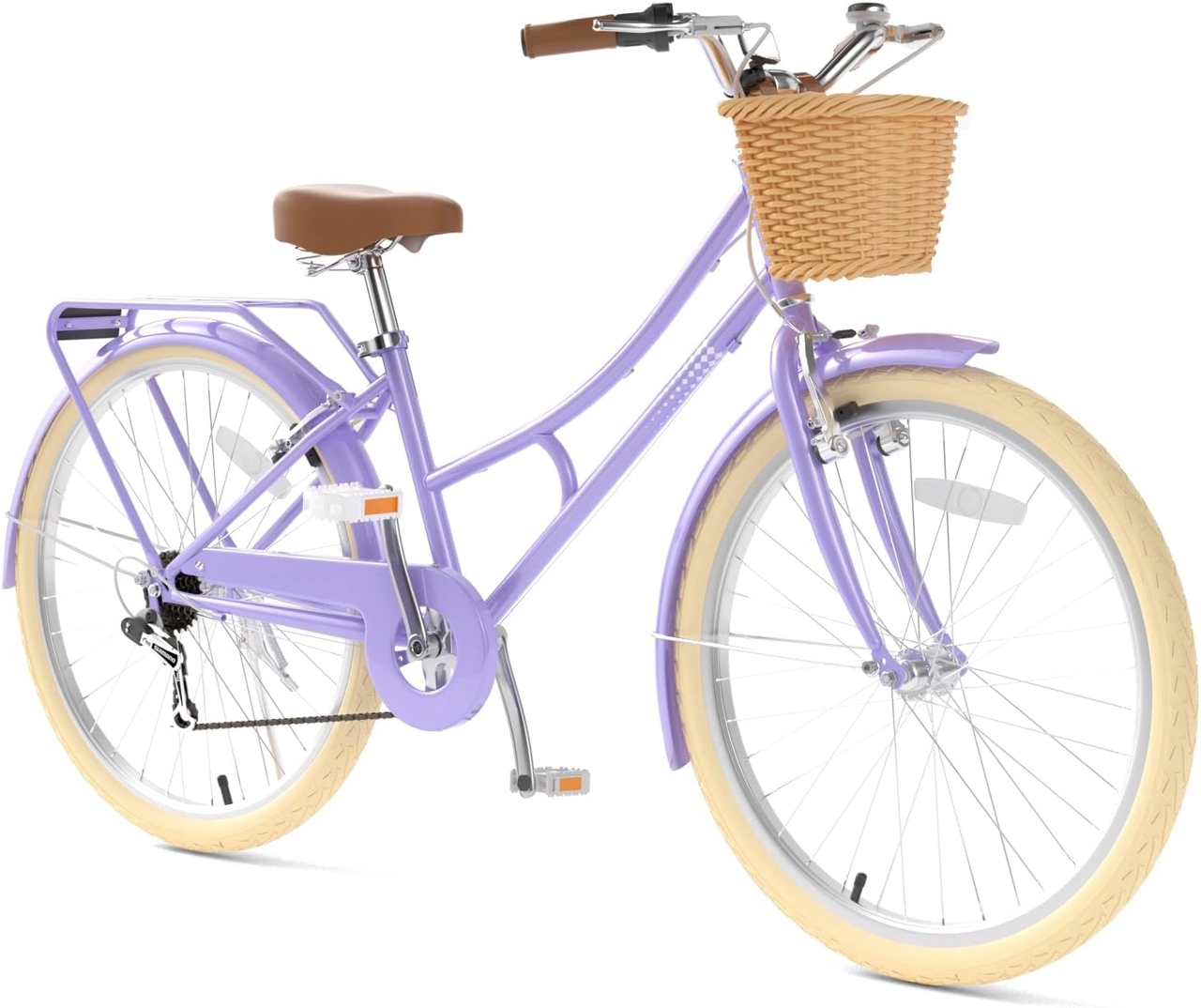 Purple XJD 26-Inch Beach Cruiser
