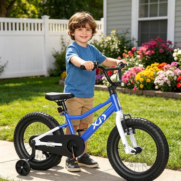 XJD Boys & Girls BMX Bike with Training Wheels, 12/14/16