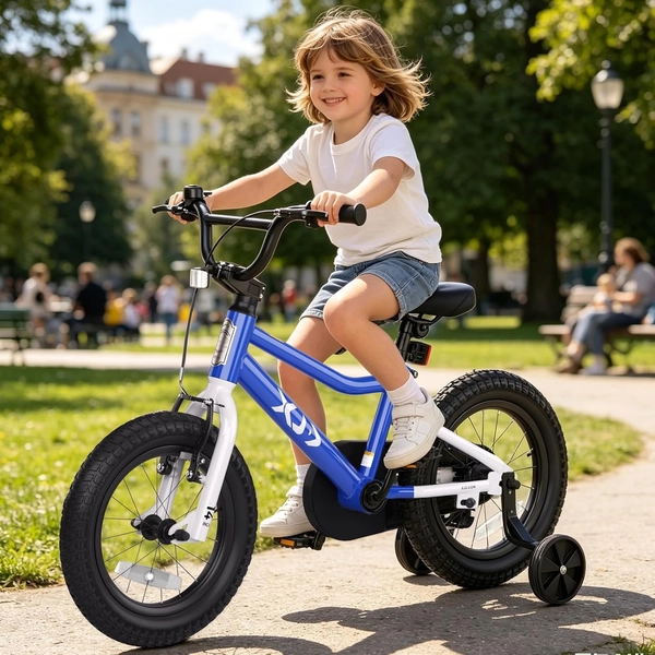 XJD Boys & Girls BMX Bike with Training Wheels, 12/14/16