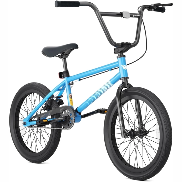 Blue XJD Freestyle BMX Bike, 20-Inch – No Pegs