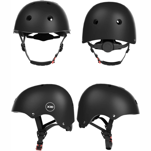 Black XJD Toddler Bike Helmet, Adjustable – Kids' Protective Helmet