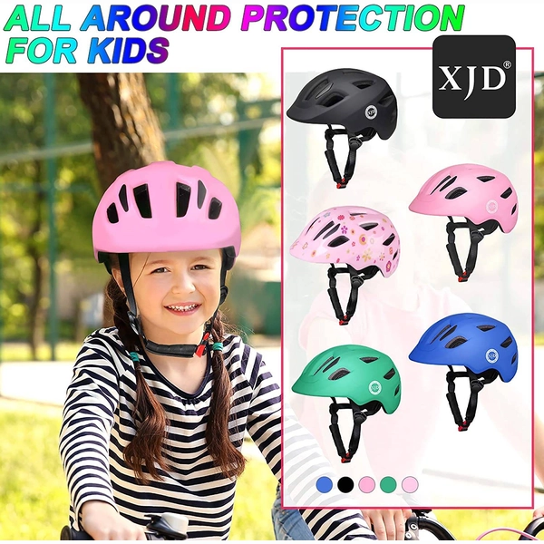 Kids Bike Helmet by XJD for Girls – Pink