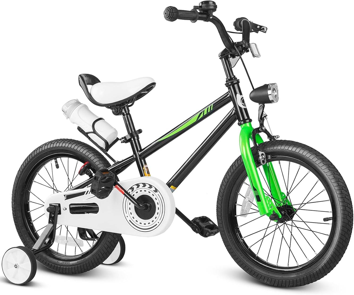 Black XJD Kids Bike for Boys – 12, 14 & 16 Inch Sizes
