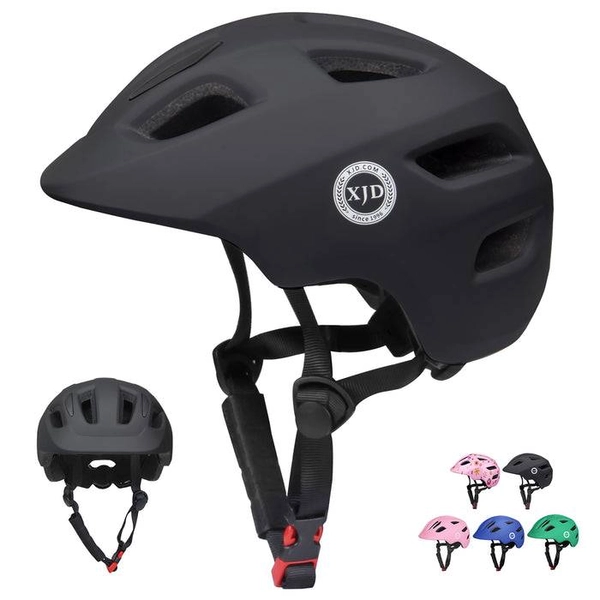 Kids Multi-Sport Bike Helmet by XJD – Black