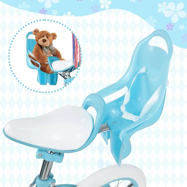 Blue XJD Girls Bike with Training Wheels – 12/14/16 Inch