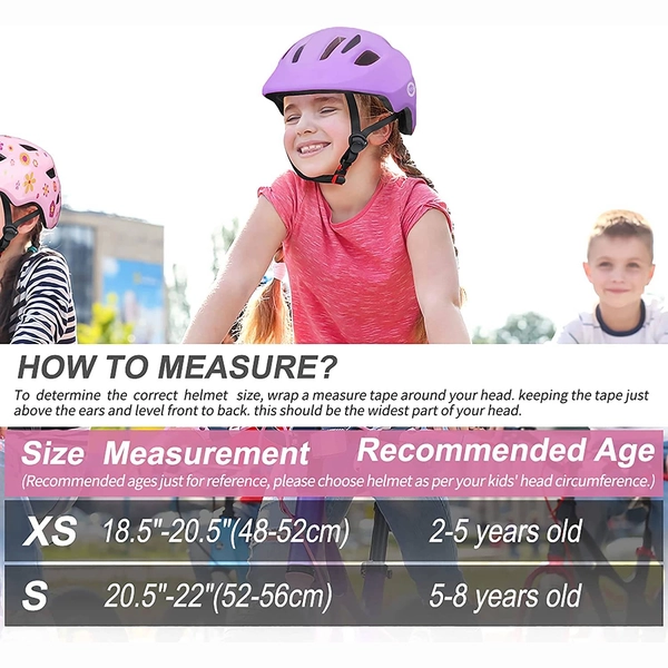 Girls' Bike Helmet from XJD – Purple