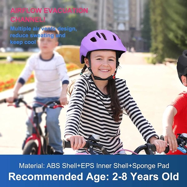 Girls' Bike Helmet from XJD – Purple