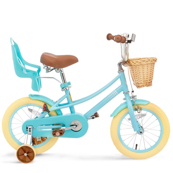 Girls' Training Wheel Bike by XJD, 12–20 Inch Wheels – Blue