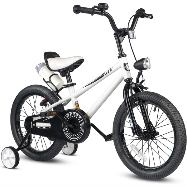 XJD Kids' Training Wheel Bike for Boys & Girls, 12/14/16 Inch – White
