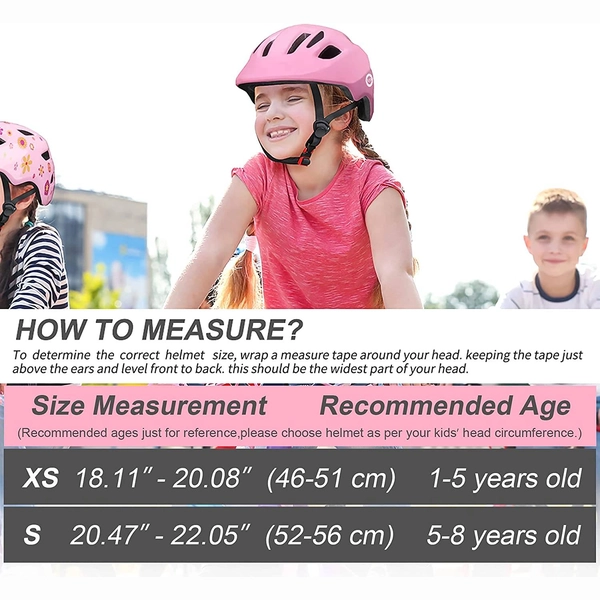 Kids Bike Helmet by XJD for Girls – Pink