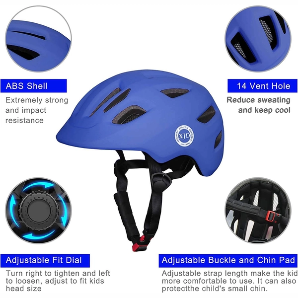 Blue XJD Kids Bike Helmet for Boys & Girls